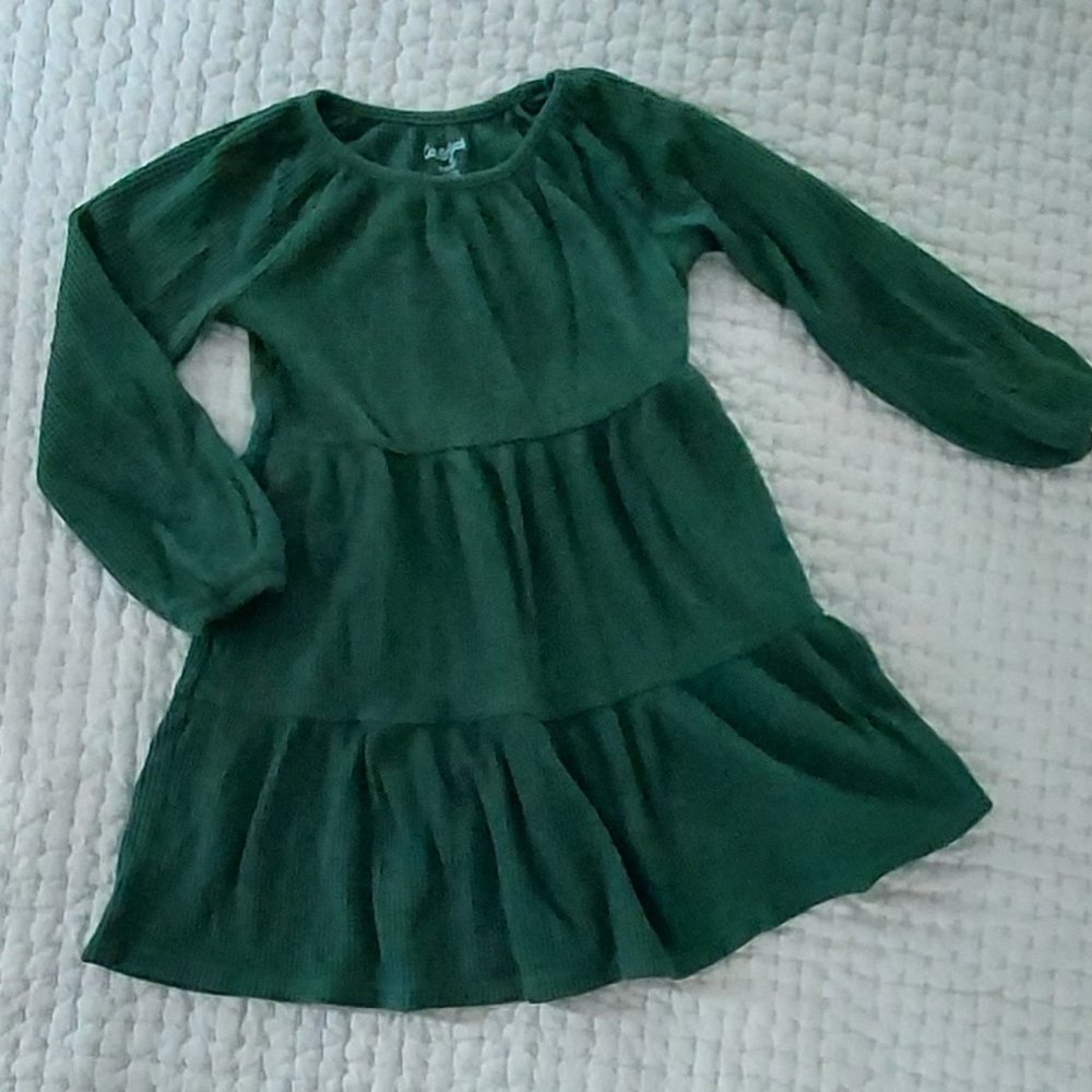 Cozy Green Waffle Dress from Cat & Jack